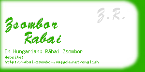 zsombor rabai business card