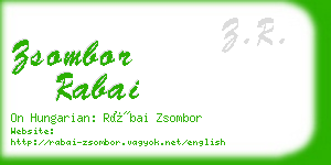 zsombor rabai business card